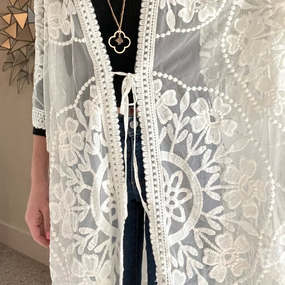 UMGEE | Long Lace Cover Up - Picture 7 of 15